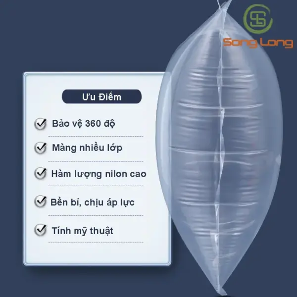 Túi khí chèn ba lô túi xách